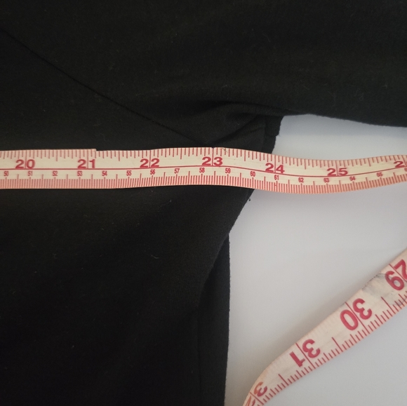 LOGO Lori Goldstein Top Womens XL Lace Ruffle Hem Adjustable Sleeve Black - Picture 12 of 15